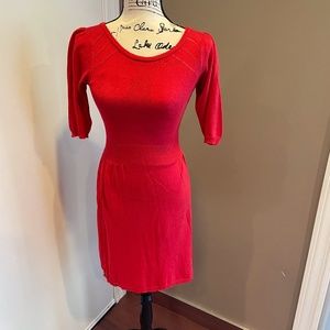 Anthropologie Tulle sweater dress